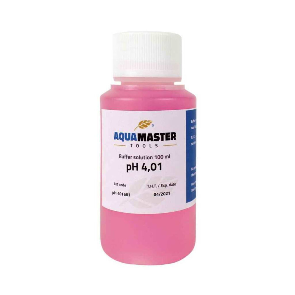 Aqua Master Tools Eichlösung pH 401 100ml - Grow Guru