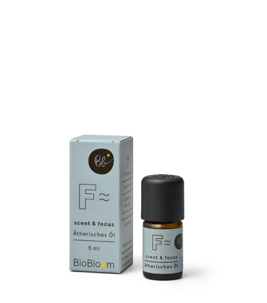 Bio Aromatherapie mit Hanfterpenen scent & focus 5ml - BioBloom