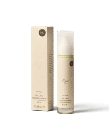 Bio CBD Gesichtscreme vitalize - BioBloom