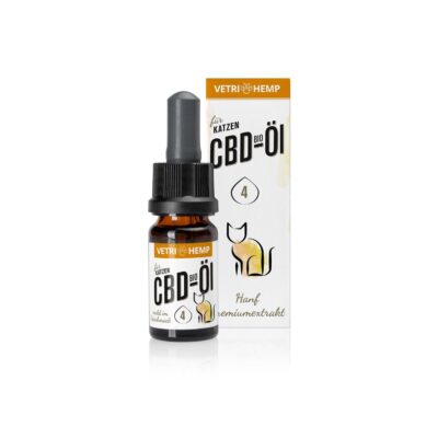 Bio CBD-Öl 4% für Katzen 10ml - MEDIHEMP