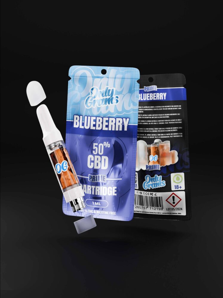 Blueberry CBD Kartusche - Only Grams