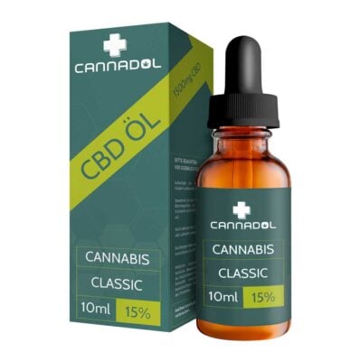 Cannadol 10ml CBD Öl ClassicBio und Vegan 1.500mg - CBDwelt