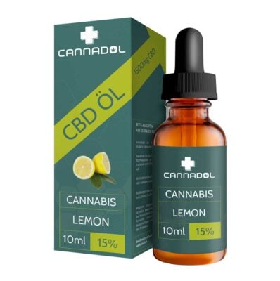 Cannadol 10ml CBD Öl Lemon Bio und Vegan 1.500mg - CBDwelt