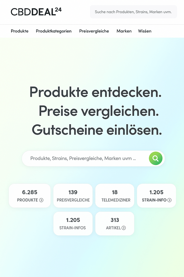 CBD-DEAL24 Preisvergleich Start