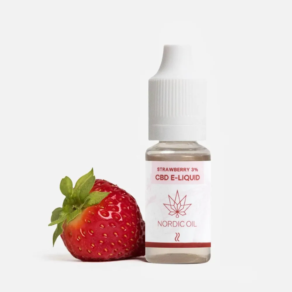 CBD E-Liquid Erdbeere - Nordic Oil