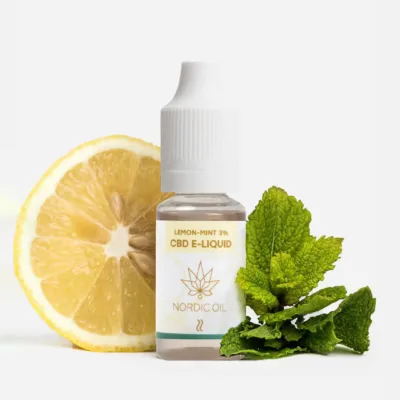 CBD E-Liquid Zitrone und Minze - Nordic Oil
