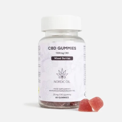 CBD Fruchtgummis 1500mg Beeren - Nordic Oil