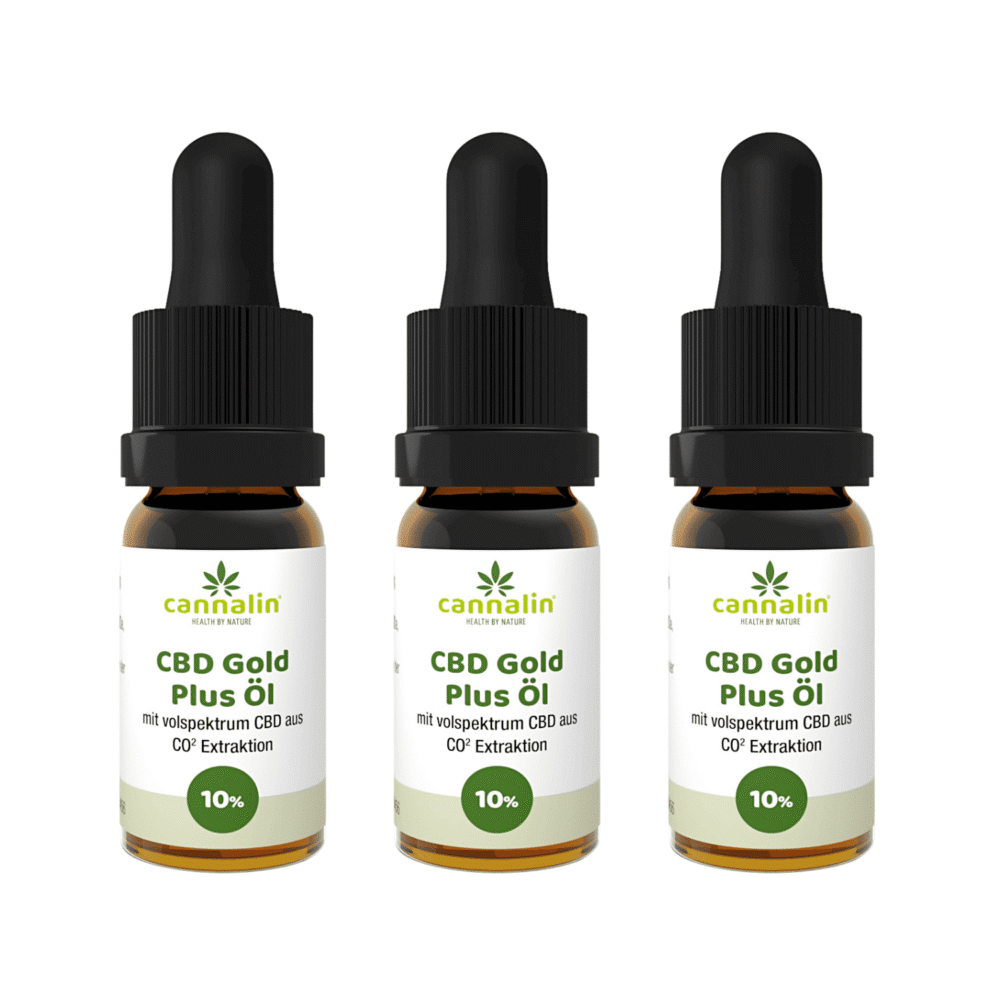 CBD Gold Öl 10% Angebot 3 zum Preis von 2 - Cannalin