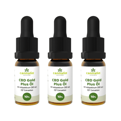 CBD Gold Öl 10% Angebot 3 zum Preis von 2 - Cannalin