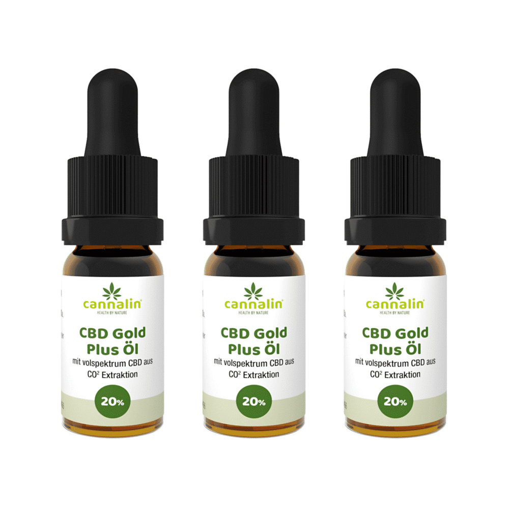 CBD Gold Öl 20% Angebot 3 zum Preis von 2 - Cannalin