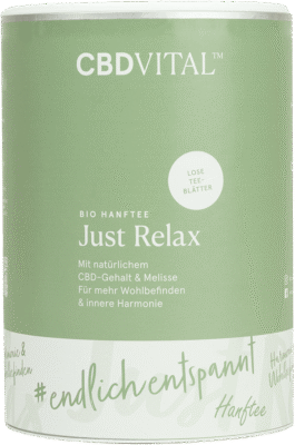 CBD Hanfblättertee Bio 1