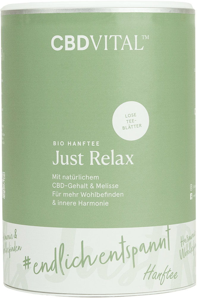 CBD Hanfblättertee Bio 1