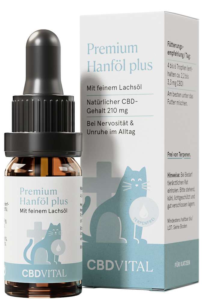 CBD Hanföl für Katzen - CBD Vital