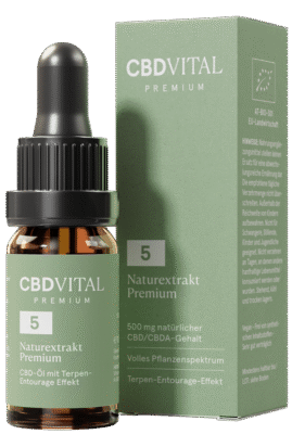 CBD Naturextrakt PREMIUM Öl 5% – CBD Vital