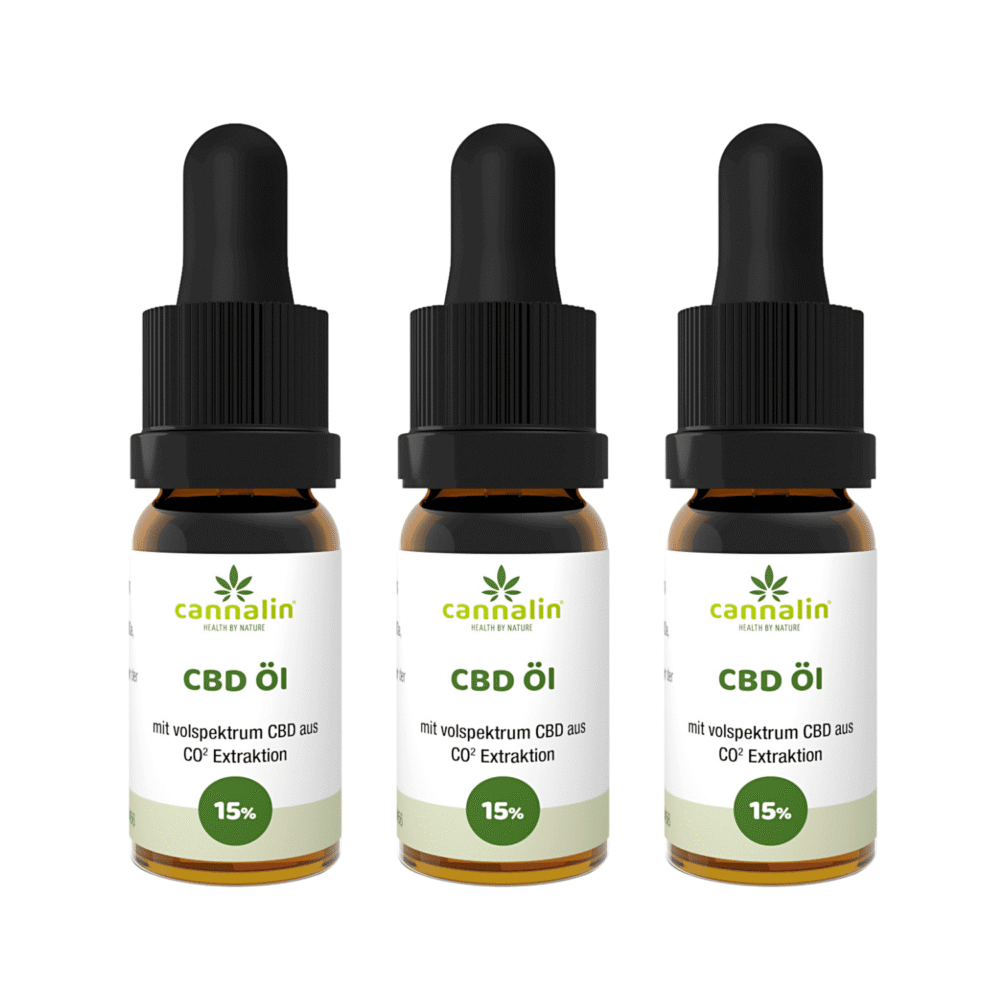 CBD Öl 15% 3 zum Preis von 2 - Cannalin