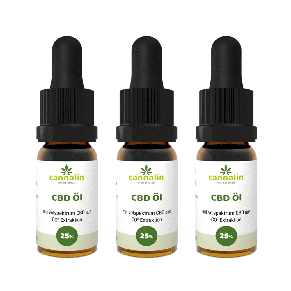 CBD Öl 25% 3 zum Preis von 2 - Cannalin