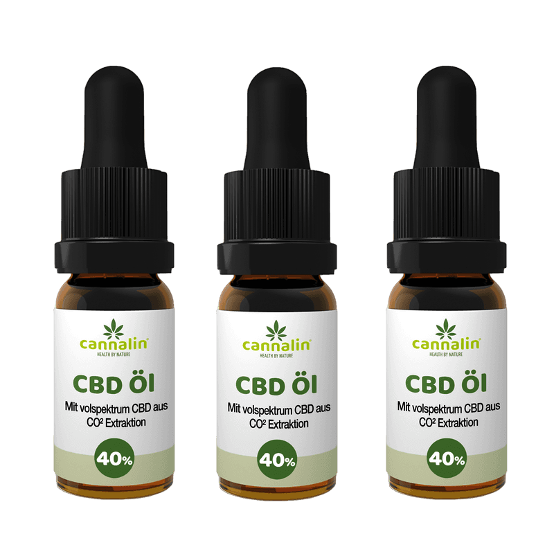CBD Öl 40% 3 zum Preis von 2 - Cannalin