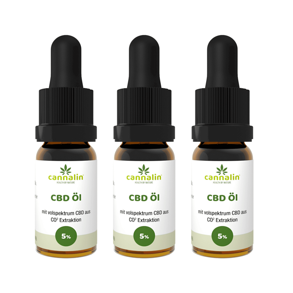 CBD Öl 5% 3 zum Preis von 2 - Cannalin