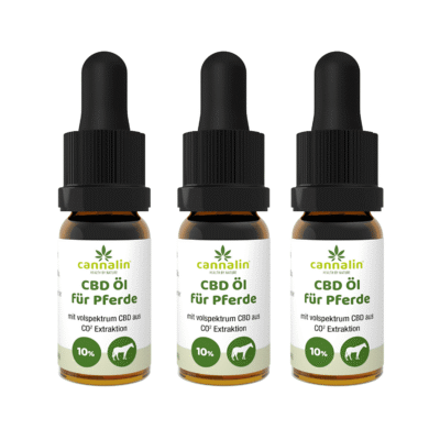 CBD Öl für Pferde 10% 3 zum Preis von 2 - Cannalin