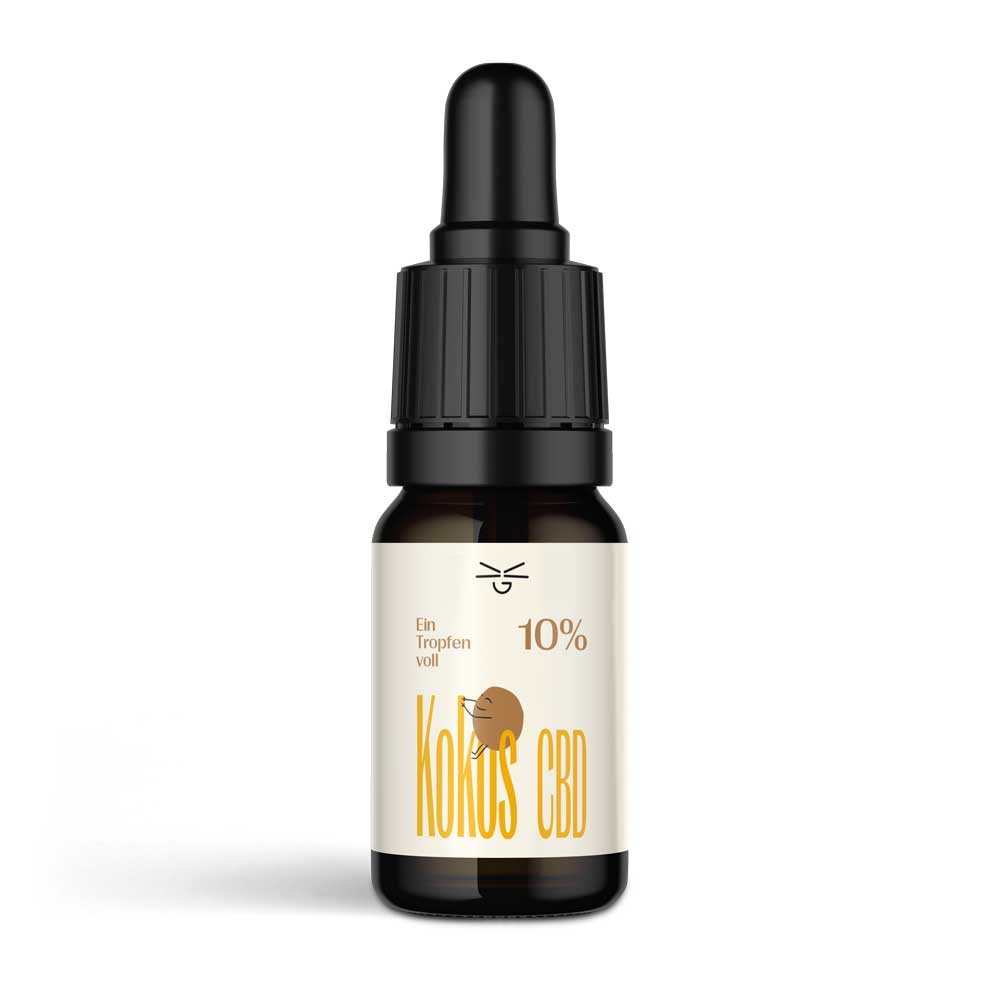CBD Öl Vollspektrum Kokos 10% - Grinsekatzen