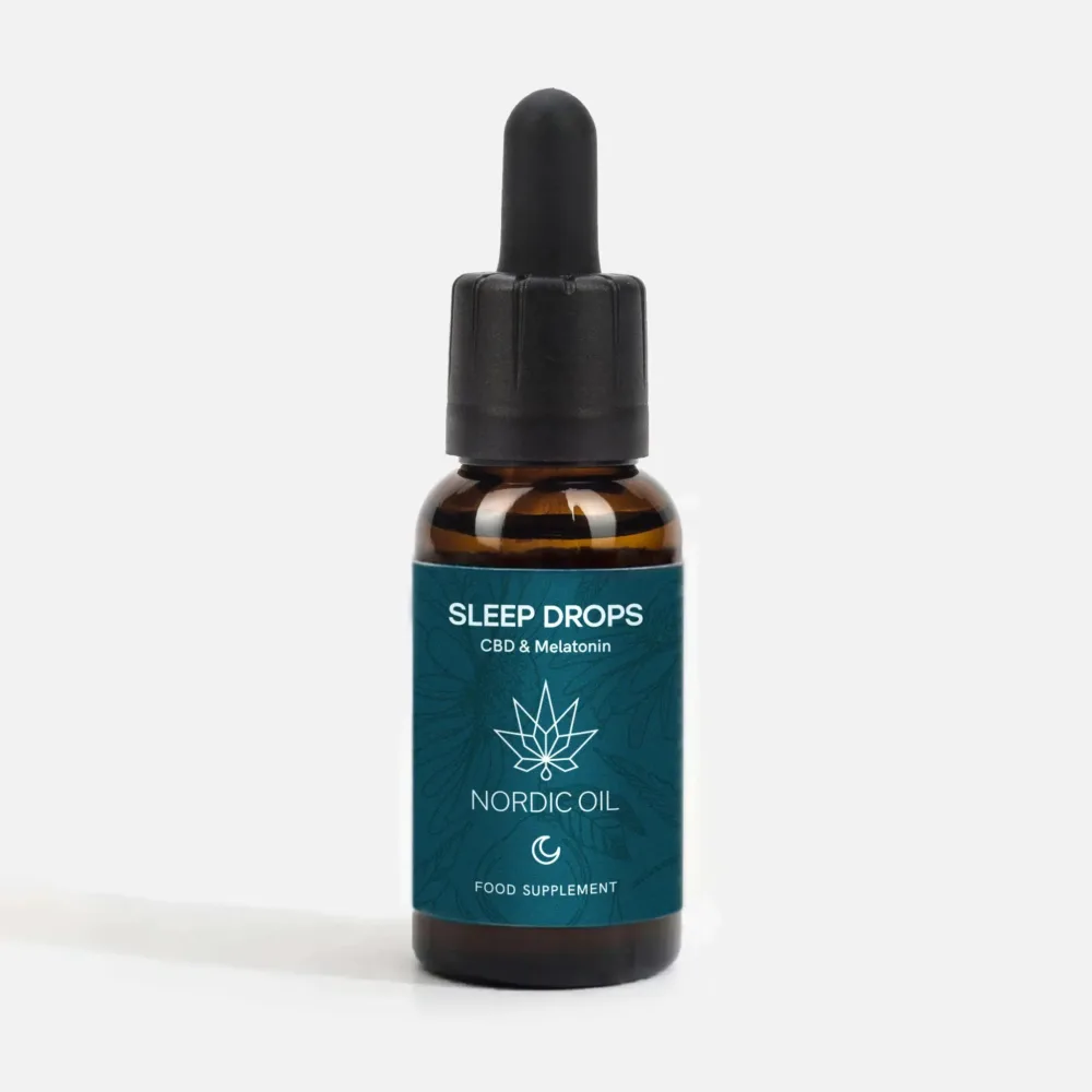 CBD Schlaftropfen mit Melatonin - Nordic Oil