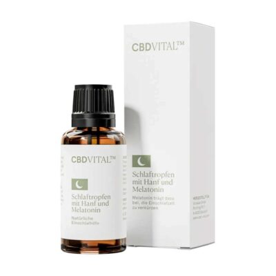 CBD Vital Hanf und Melatonin Schlaftropfen - CBDwelt