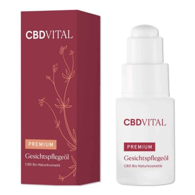 CBD VITAL Premium Gesichtspflegeöl mit 100mg CBD - CBDwelt