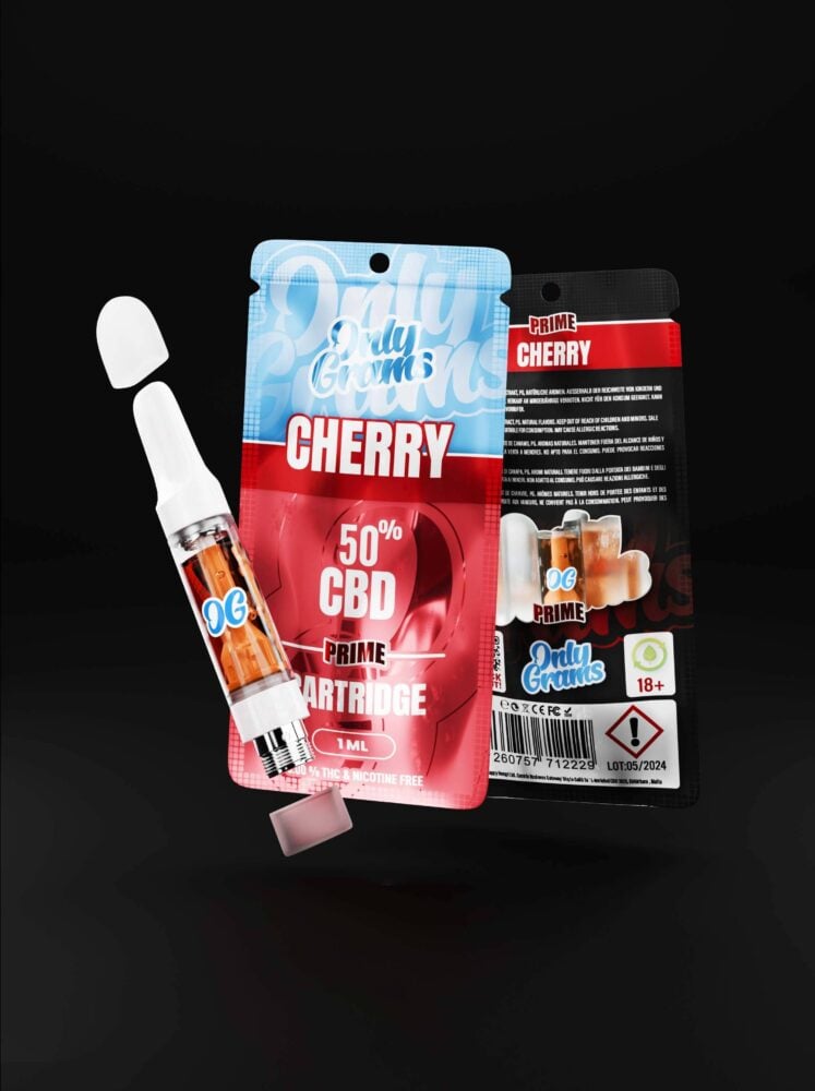 Cherry CBD Kartusche - Only Grams