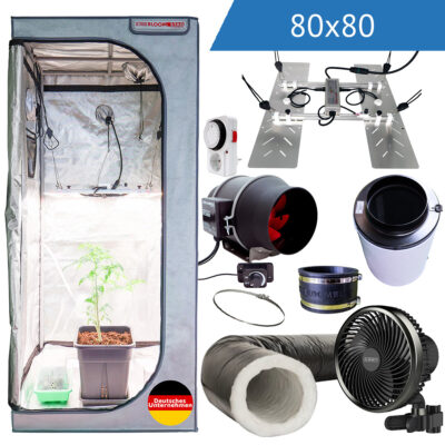Crescience Komplettset M | 80x80x180 cm | 220 Watt - Grow Guru