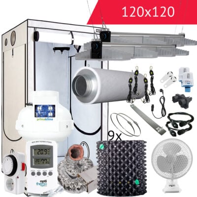 DIY High End LED Growbox Komplettset 120x120 530W - Grow Guru