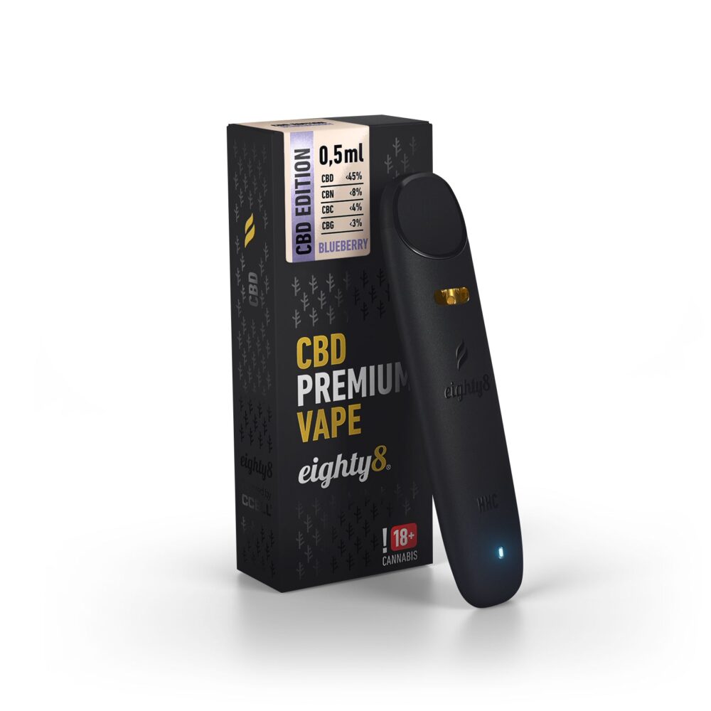 Eighty8 CBD Vape Blueberry - East Smoke