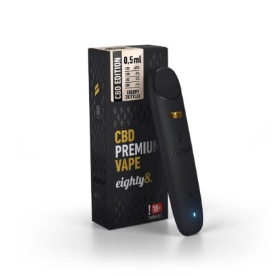 Eighty8 CBD Vape Cherry Zkittles - East Smoke