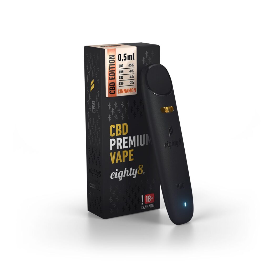 Eighty8 CBD Vape Cinnamon - East Smoke