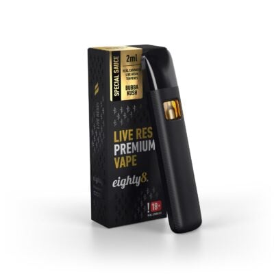 Eighty8 Live Resin CBD Vape Bubba Kush - East Smoke