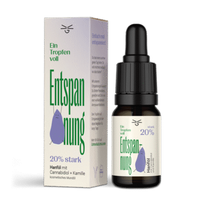 Ein Tropfen voll Entspannung CBD Öl 20% - Grinsekatzen