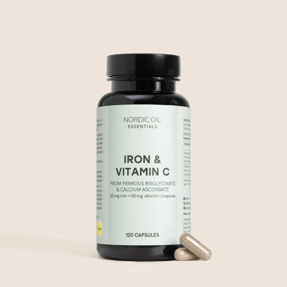 Eisen und Vitamin C Kapseln - Nordic Oil