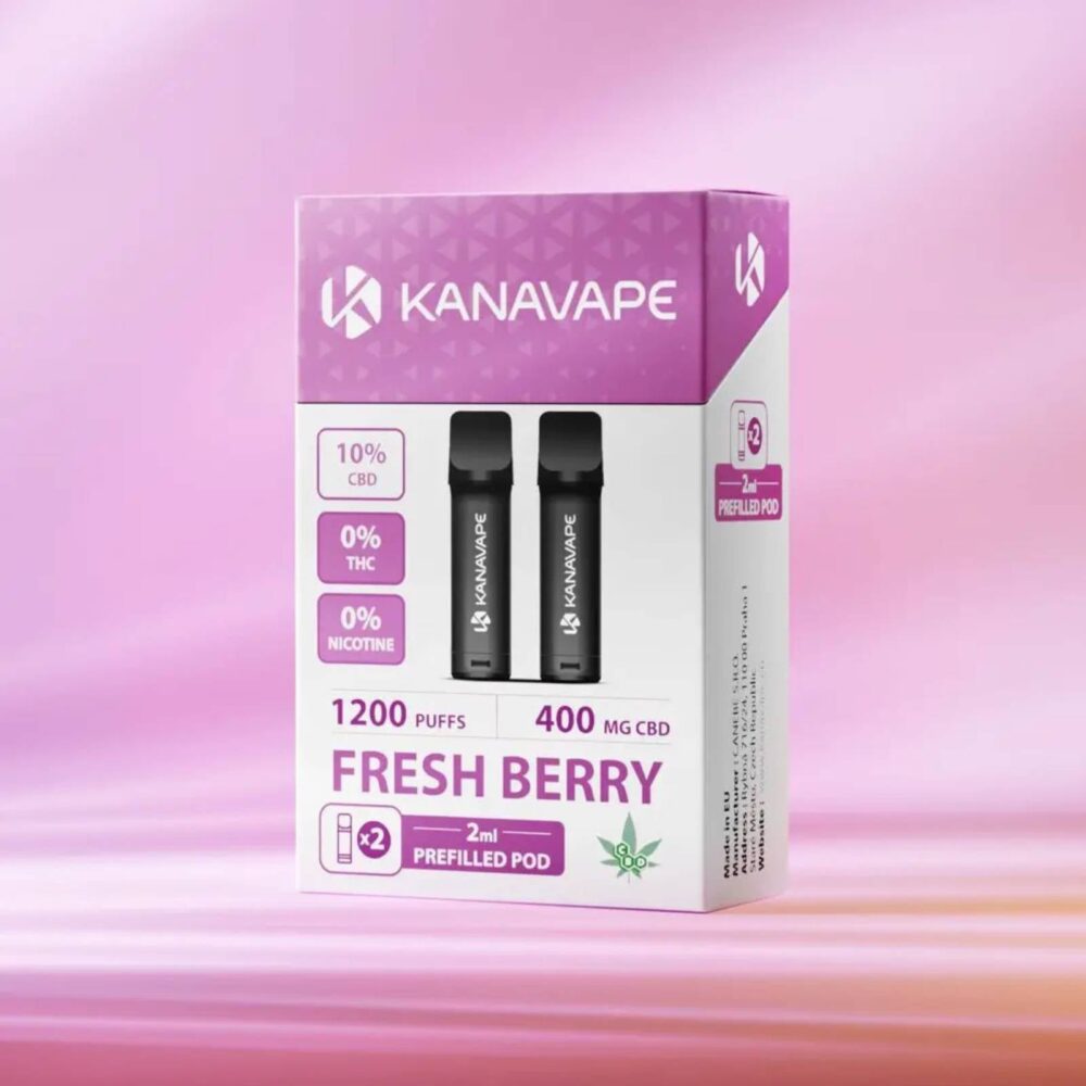 Elfbar Cannabis CBD Pods kaufen Fresh Berry 10 Prozent - CBD040