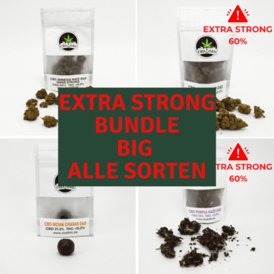 Extra Strong Bundle BIG 5g von jeder Extra Strong Sorte - CBD040