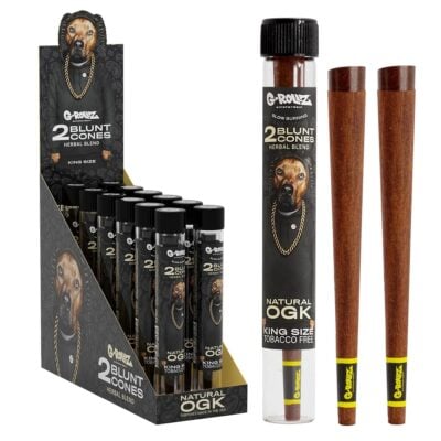 G-Rollz | Terpene Infused Kräuter Blunt Cones Natural OGK - East Smoke