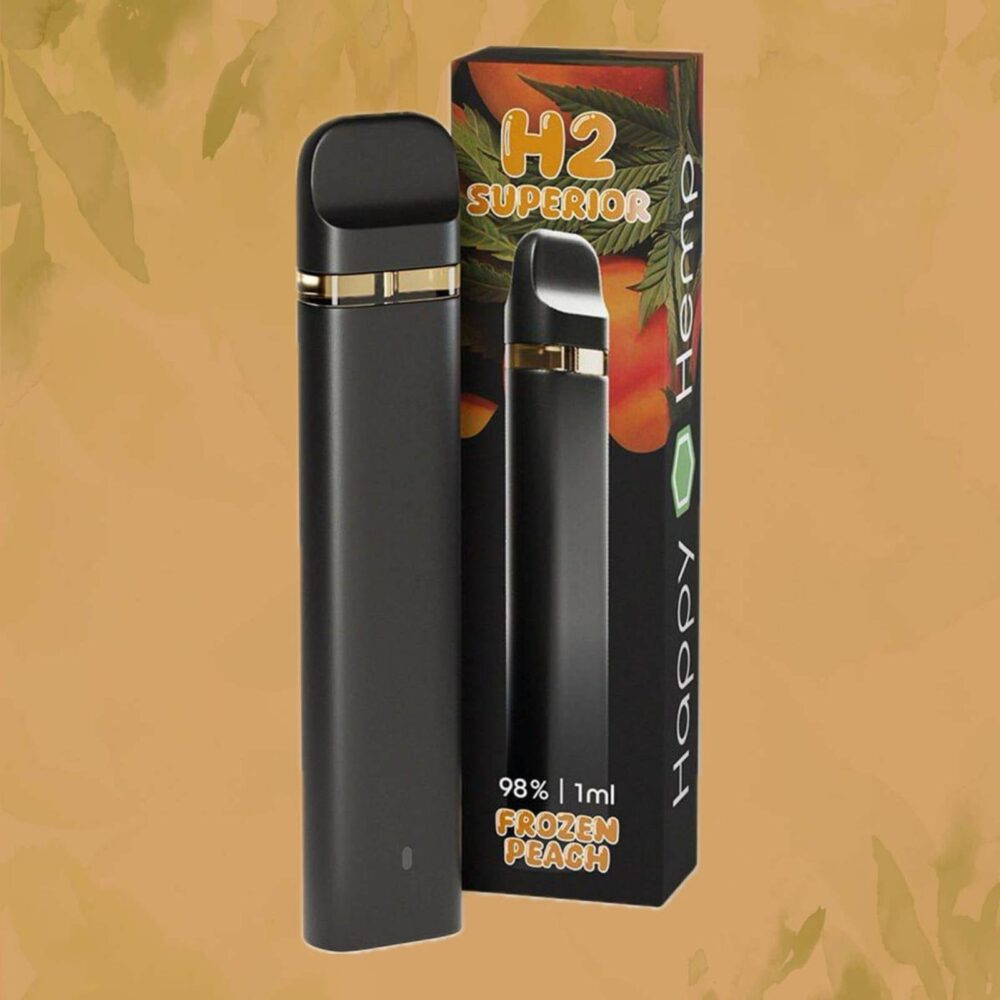 H2 Vape Frozen Peach 98% - CBD040