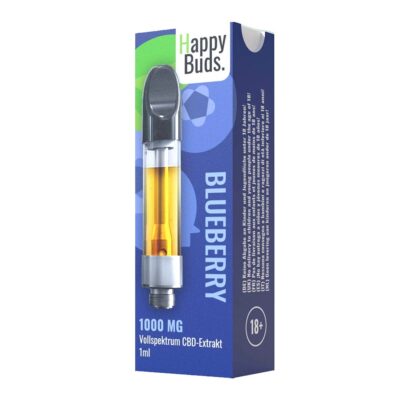 Happy Buds CBD Extraktkartuschen nach Wahl Blueberry - CBDwelt