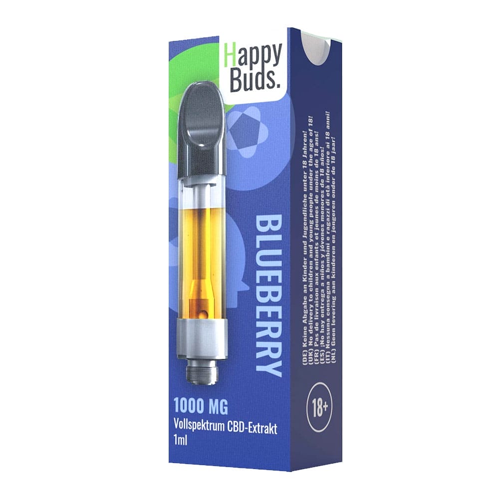 Happy Buds CBD Extraktkartuschen nach Wahl Blueberry - CBDwelt