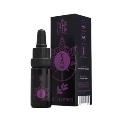 HempCrew CBD Öl 5% Hanf/ Minze/ Lavendel/ Zitrone/ Vanille 10ml Lavendel - CBDwelt