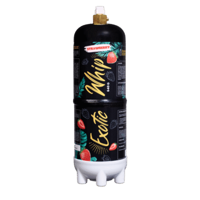 Lachgas Exotic Whip Erdbeere N2O-Flasche - East Smoke