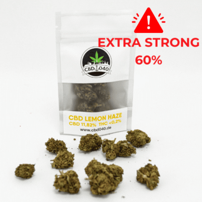 Lemon Haze Extra Strong 60% CBD Blüten Indoor - CBD040