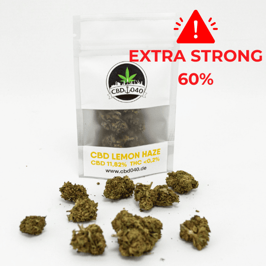 Lemon Haze Extra Strong 60% CBD Blüten Indoor - CBD040