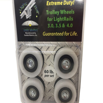 Light Rail Trolley Wheels 4 Stück - Happy Grow