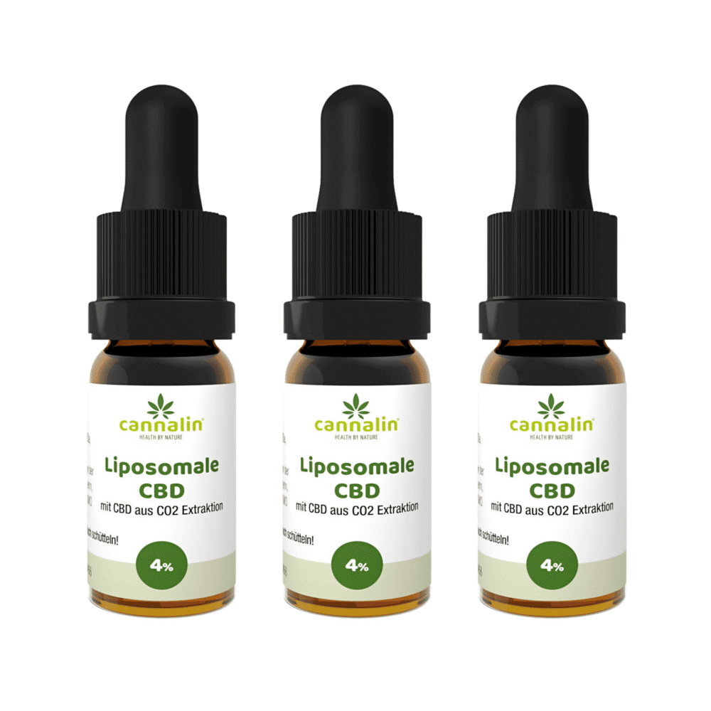 Liposomales CBD 4% Angebot 3 zum Preis von 2 - Cannalin