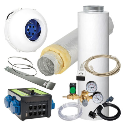 Longlife Abluft-Set 160er CO2 Carbocone Supersilent TC 900 - Grow Guru