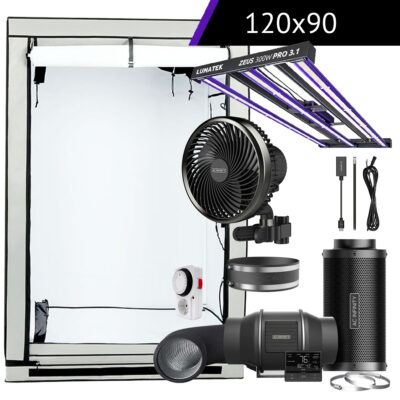 Lumatek & AC Infinity Komplettset L R| 120x90x180 cm | 300 Watt - Grow Guru